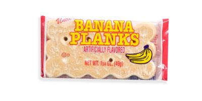 UNCLE AL'S PLANKS BANANA COOKIES Convenience and Grocery Snacks Wholesale Distributor in Montreal Quebec