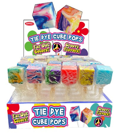 TIE DYE CUBE POPS Novelty Candy Convenience and Grocery Wholesale Distributor in Montreal Quebec