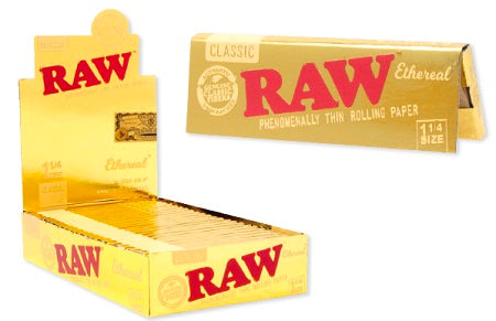 RAW  PAPER ETHEREAL THIN 1 1/4 Smoker Accessories Wholesale Distributor in Montreal Quebec