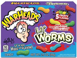 WARHEADS LIL' WORMS BOX 3.5OZ Candy Convenience and Grocery Wholesale Distributor in Montreal Quebec