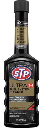 STP Ultra Fuel System Cleaner 5-in-1, 5.25 oz bottle, case of 12