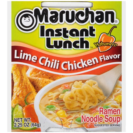 MARUCHAN -CUP LIME CHILI CHICKEN Ramen Noodles Wholesale Distributor in Montreal Quebec