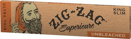 ZIG ZAG  (UNBLEACHED) KING SLIM Smoker Accessories Wholesale Distributor in Montreal Quebec