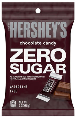 HERSHEY'S MILK ZERO SUGAR 3OZ PEG Convenience and Grocery Store Supplies Wholesale Distributor in Montreal Quebec