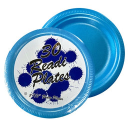 FOAM PLATES (BLUE) 30CT 8 7/8" READI Cleaning Supplies Wholesale Distributor in Montreal Quebec