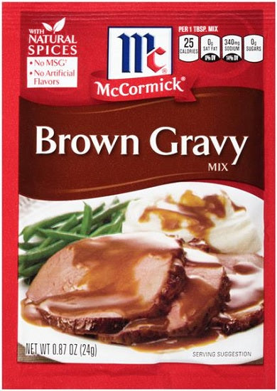 MCCORMICK BROWN GRAVY MIX Grocery Products from  Wholesale Distributor  in Montreal Quebec