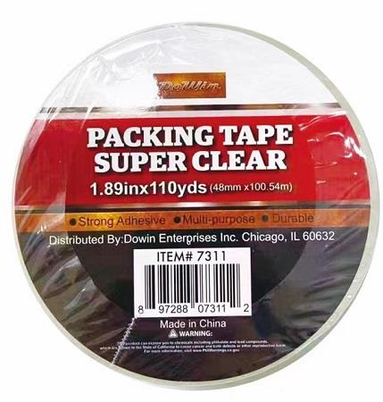 PACKING TAPE CLEAR 1.89" X 110YD Cleaning Supplies Wholesale Distributor in Montreal Quebec