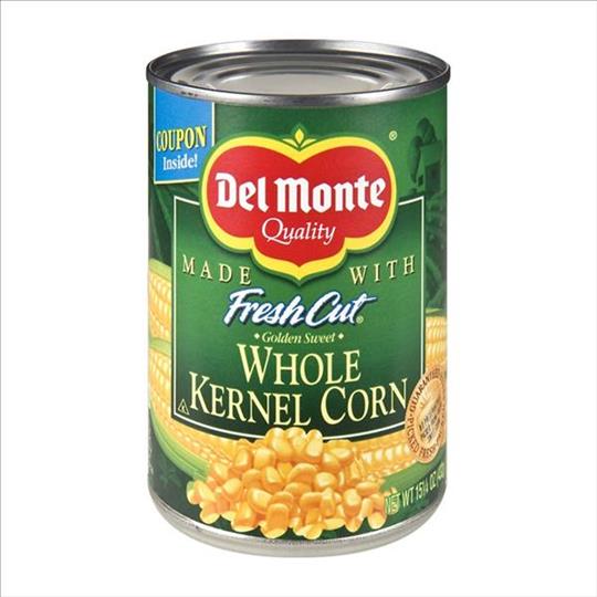 DEL MONTE WHOLE KERNEL CORN Canned Grocery Products from Wholesale Distributor in Montreal Quebec