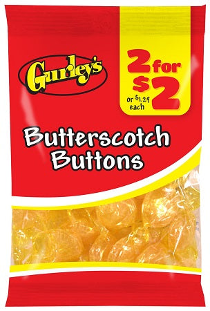 GURLEY'S 2/$2 BUTTERSCOTCH BUTTONS Candy Convenience and Grocery Wholesale Distributor in Montreal Quebec