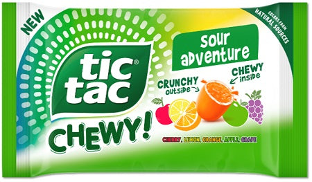 TIC TAC CHEWY SOUR  (REG) Candy Convenience and Grocery Wholesale Distributor in Montreal Quebec