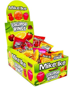 MIKE & IKE LOLLIPOP RINGS 22CT  (Box of 22 Units)
