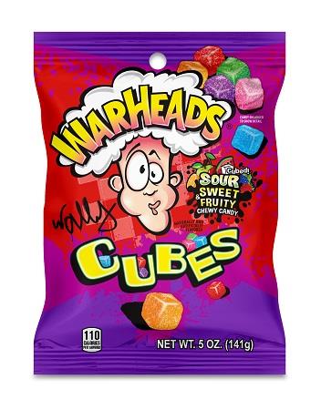 WARHEADS SOUR CHEWY CUBES 5OZ PEG Candy Convenience and Grocery Wholesale Distributor in Montreal Quebec