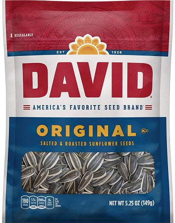 DAVID  SUNFLOWER ORIG. Convenience and Grocery Snacks Wholesale Distributor in Montreal Quebec