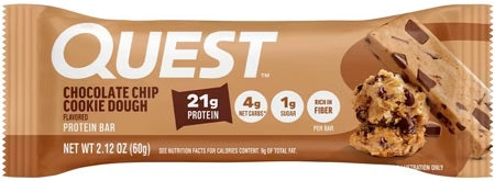 QUEST BAR ORIG. CHOC. CHIP COOKIE DOUGH 60 g (Box of 12 Units)