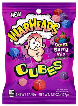 WARHEADS CUBES BERRY 4.5OZ PEG Candy Convenience and Grocery Wholesale Distributor in Montreal Quebec