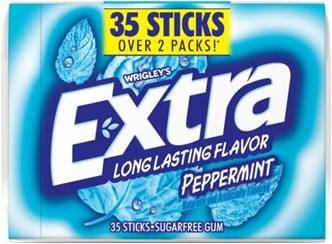 EXTRA (35 STICK) PEPPERMINT Chewing Gum Convenience and Grocery Wholesale Distributor in Montreal Quebec
