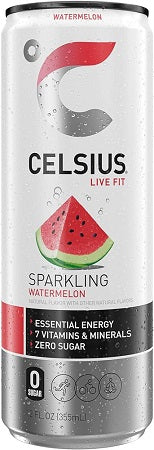 CELSIUS SPARKLING - WATERMELON -12OZ Beverage Soda and Juice  Wholesale Distributor in Montreal Quebec