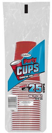 PLASTIC CUP 16OZ RED *DART* Cleaning Supplies Wholesale Distributor in Montreal Quebec