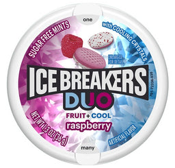 ICE BREAKER*TIN*DUO RASPBERRY Mints Convenience and Grocery Wholesale Distributor in Montreal Quebec