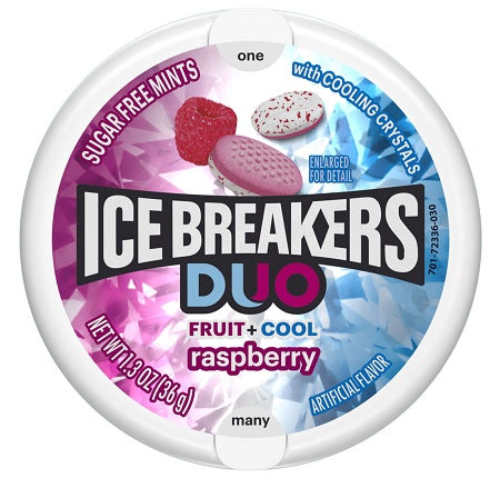 ICE BREAKER*TIN*DUO RASPBERRY Mints Convenience and Grocery Wholesale Distributor in Montreal Quebec