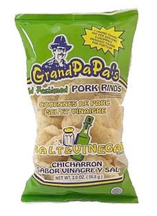 Grandpapa's Pork Rinds Salt & Vinegar, 2 oz bag
