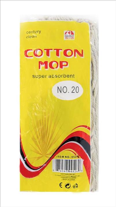 MOP HEAD #20 replacement mop head, pack of 24 units