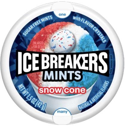 ICE BREAKER*TIN*SNOW CONE Convenience and Grocery Store Supplies Wholesale Distributor in Montreal Quebec