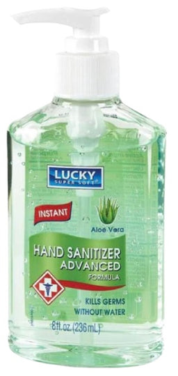LUCKY HAND SANITIZER ALOE VERA - 8OZ Convenience and Grocery Store Supplies Wholesale Distributor in Montreal Quebec
