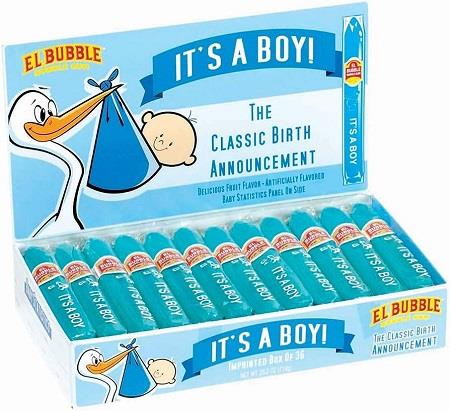 IT'S A BOY BUBBLE GUM CIGAR Chewing Gum Convenience and Grocery Wholesale Distributor in Montreal Quebec