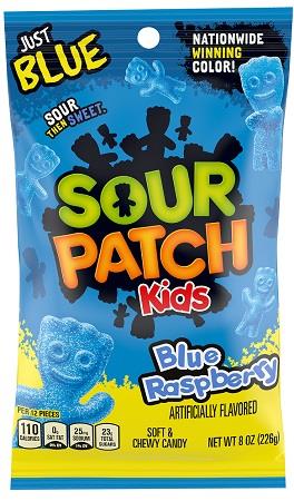 SOUR PATCH -8OZ KIDS BLUE RASP. Candy Convenience and Grocery Wholesale Distributor in Montreal Quebec