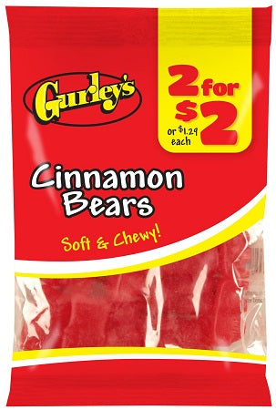GURLEY'S 2/$2 CINNAMON BEARS Candy Convenience and Grocery Wholesale Distributor in Montreal Quebec
