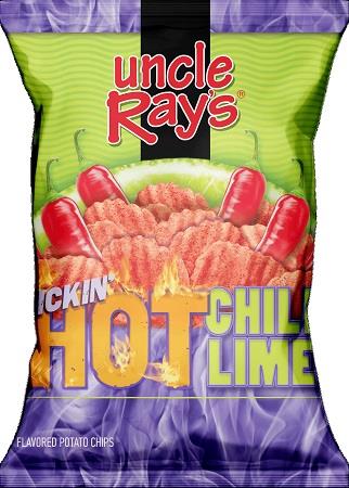 UNCLE RAY'S 3OZ KICKIN HOT CHILE LIME Convenience and Grocery Snacks Wholesale Distributor in Montreal Quebec