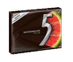 5 PTY PK PRISM-WATERMELON*RED/GREEN Chewing Gum Convenience and Grocery Wholesale Distributor in Montreal Quebec