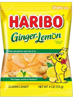 HARIBO 4OZ GINGER LEMON Candy Convenience and Grocery Wholesale Distributor in Montreal Quebec