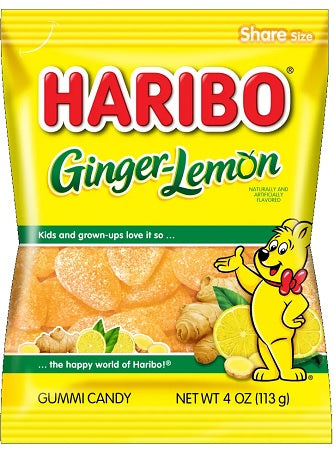 HARIBO 4OZ GINGER LEMON Candy Convenience and Grocery Wholesale Distributor in Montreal Quebec