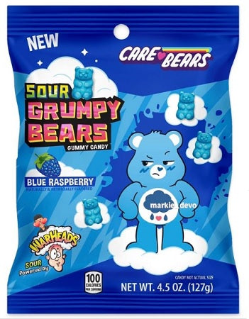 WARHEADS SOUR GRUMPY BEARS 4.5OZ PEG Candy Convenience and Grocery Wholesale Distributor in Montreal Quebec
