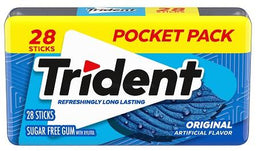 TRIDENT (28 STICK) ORIGINAL Chewing Gum Convenience and Grocery Wholesale Distributor in Montreal Quebec