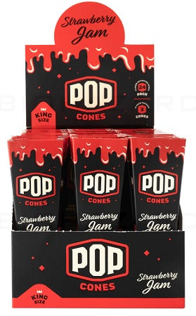 POP CONES KING STRAWBERRY JAM Smoker Accessories Wholesale Distributor in Montreal Quebec