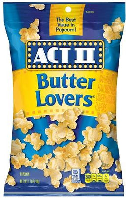 ACT 2 POPCORN *PEG* BUTTER LOVERS Convenience and Grocery Snacks Wholesale Distributor in Montreal Quebec