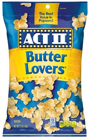 ACT 2 POPCORN *PEG* BUTTER LOVERS Convenience and Grocery Snacks Wholesale Distributor in Montreal Quebec