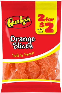 GURLEY'S 2/$2 ORANGE SLICES Candy Convenience and Grocery Wholesale Distributor in Montreal Quebec