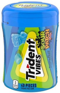 TRIDENT VIBES *BTL BLUE RASP. SOUR PATCH Chewing Gum Convenience and Grocery Wholesale Distributor in Montreal Quebec