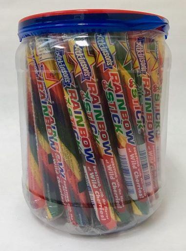 RAINBOW STICKS ($.35) JAR 20 g (Box of 52 Units)