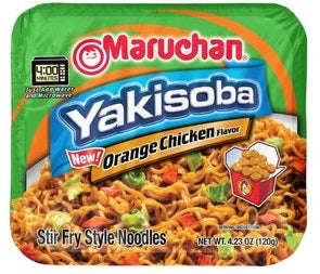MARUCHAN YAKI. ORANGE CHICKEN Ramen Noodles Wholesale Distributor in Montreal Quebec