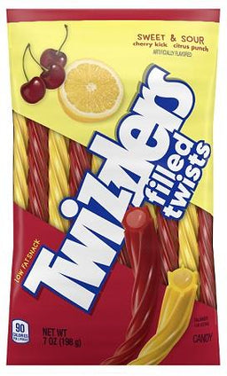 TWIZZLERS FILLED SWEET & SOUR PEG 7OZ Candy Convenience and Grocery Wholesale Distributor in Montreal Quebec