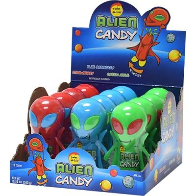 ALIEN CANDY TWIST-N-LIK Novelty Candy Convenience and Grocery Wholesale Distributor in Montreal Quebec