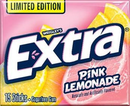 EXTRA PTY PK PINK LEMONADE Chewing Gum Convenience and Grocery Wholesale Distributor in Montreal Quebec