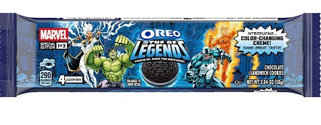 Oreo Marvel 2.04 oz cookie pack, case of 48 units