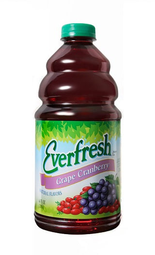 EVERFRESH CRANBERRY GRAPE Beverage Soda and Juice  Wholesale Distributor in Montreal Quebec