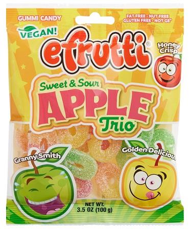 E.FRUTTI  SWEET & SOUR APPLE TRIO PEG Candy Convenience and Grocery Wholesale Distributor in Montreal Quebec